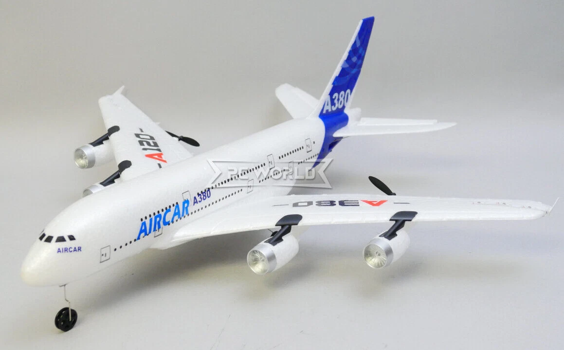 RC Plane Jetliner AIRBUS A380 Electric Micro AIRPLANE 3 Channel 2.4GHZ RTF