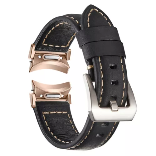 Für Samsung Galaxy Watch 6 5 4 40/44mm Classic 43/47mm 5 Pro Leder Band Strap - Bild 7 von 30