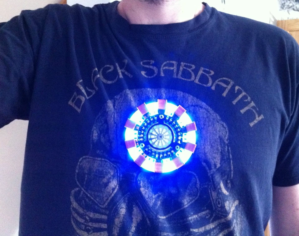 IRON MAN Tony Stark ARC REACTOR Wearable Prop Replica - Image 2 of 4