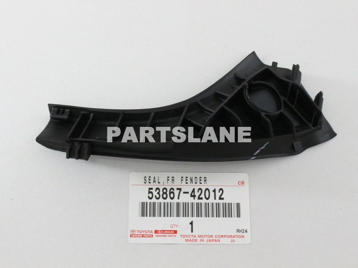 53867-42012 Toyota OEM Genuine SEAL, FRONT FENDER TO COWL SIDE, LH 