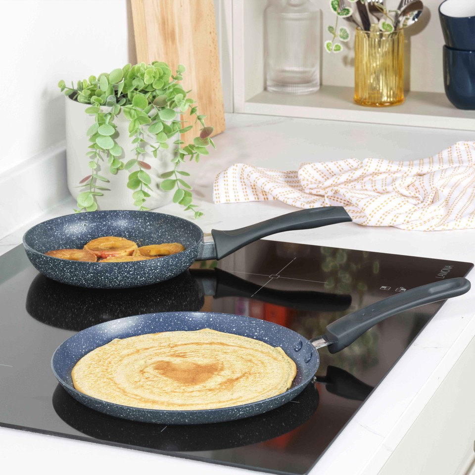 Russell Hobbs Crepe Pancake Pan 25cm Nightfall Stone NonStick