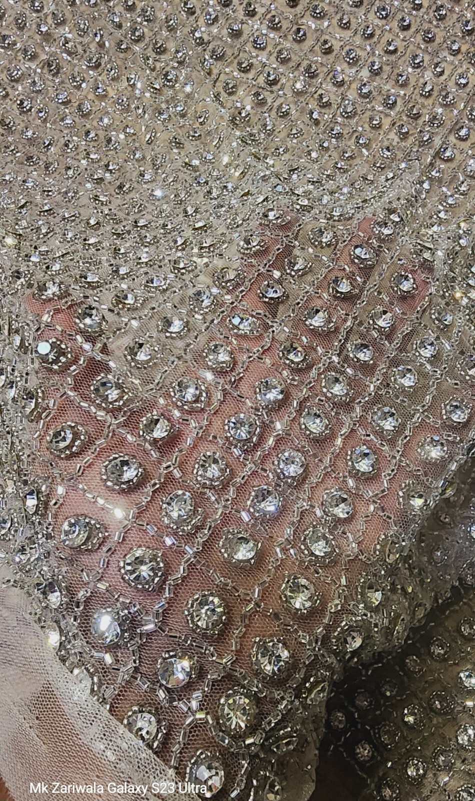 Exquisite Tulle Lace Beaded Fabric Material for Elegant Bridal fabric by  yard