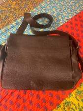 Massimo Dutti Messenger Bag Leather Brown