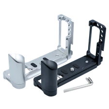 Alumi L Bracket Holder Grip QR L Plate for Olympus EM5 III E-M5 Mark III Tripod