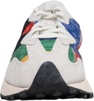 Size 12 - New Balance Shoe Palace x 327 Unity Pack - Patchwork Bandana New Balance 327 Shoe Palace Unity Patchwork Bandana - White  main image 3