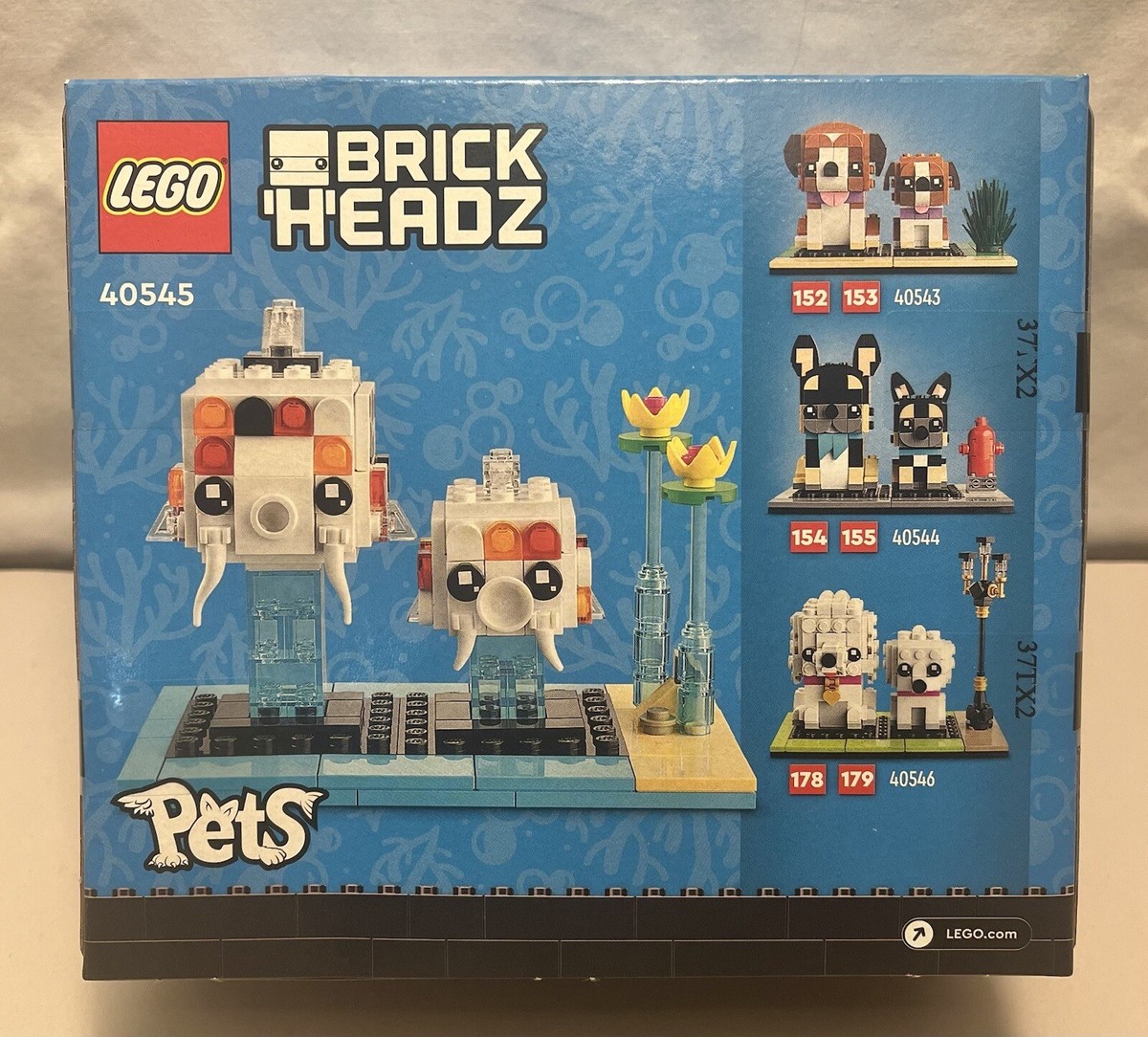 LEGO 40545 Koi Fish Brickheadz - Brand New - Retired - 203 pcs