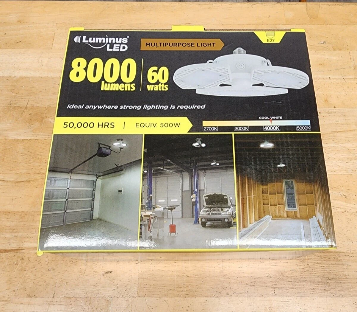 8000 lumen garage light cheap costco