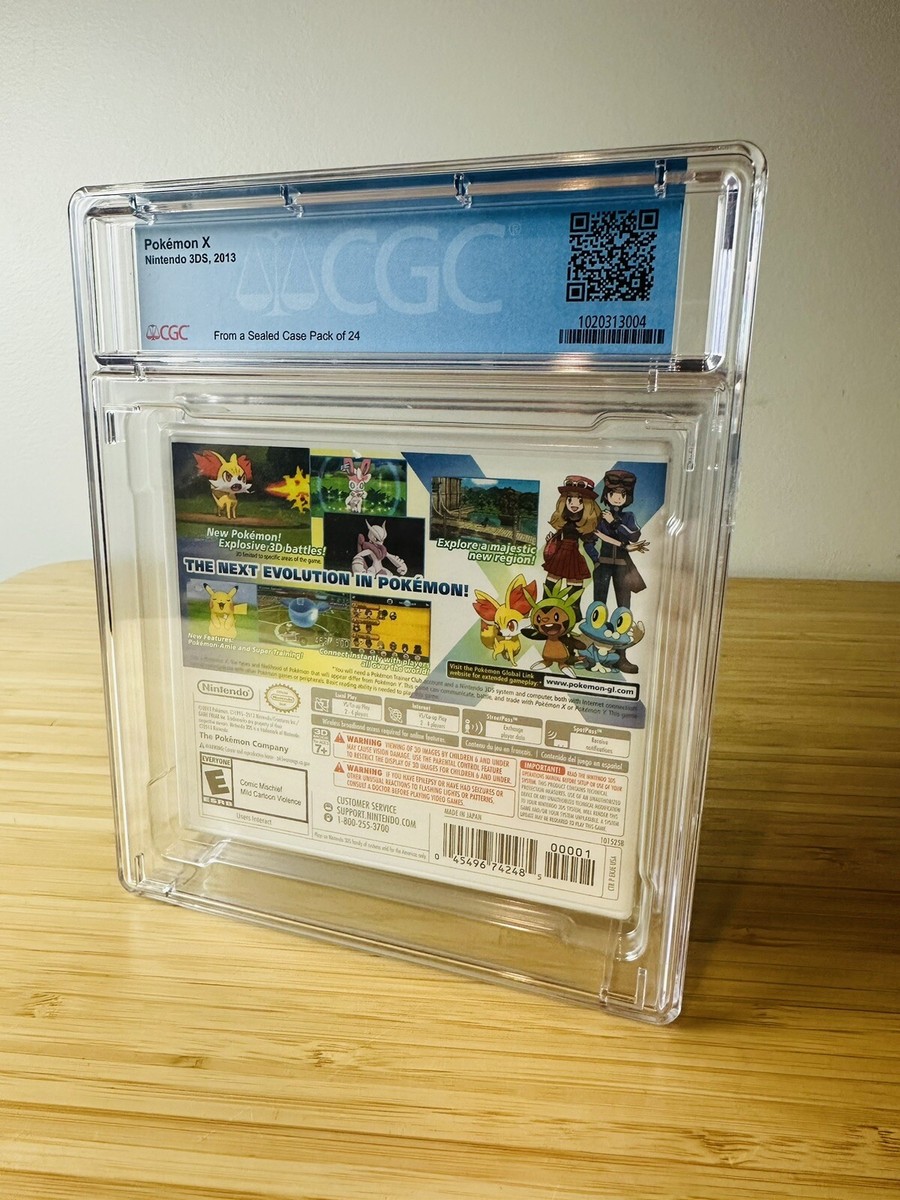 Pokemon X Nintendo 3DS 2DS Sealed New CGC 9.8 A++ Graded | eBay