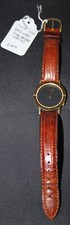 Vintage Coca-Cola UHR Herren Armbanduhr 1980er Jahre Lederarmband 3 ATM