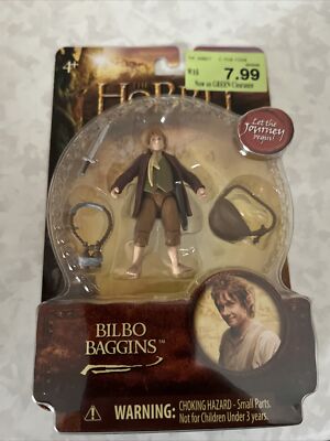 Bilbo Baggins The Hobbit 3''  Unexpected Journey Bridge Direct Action Figure.