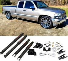 Belltech 2"/4" Drop Kit Silverado 1500 1999-2006 1500 4wd Complete w/ Shocks