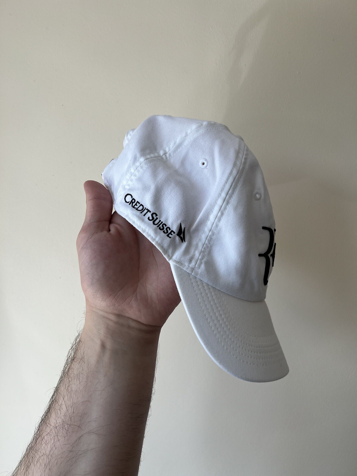 Nike RF Aerobill Heritage 86 Cap Tennis Hat Dri-Fit AH6985-100 OS Adult White image 3