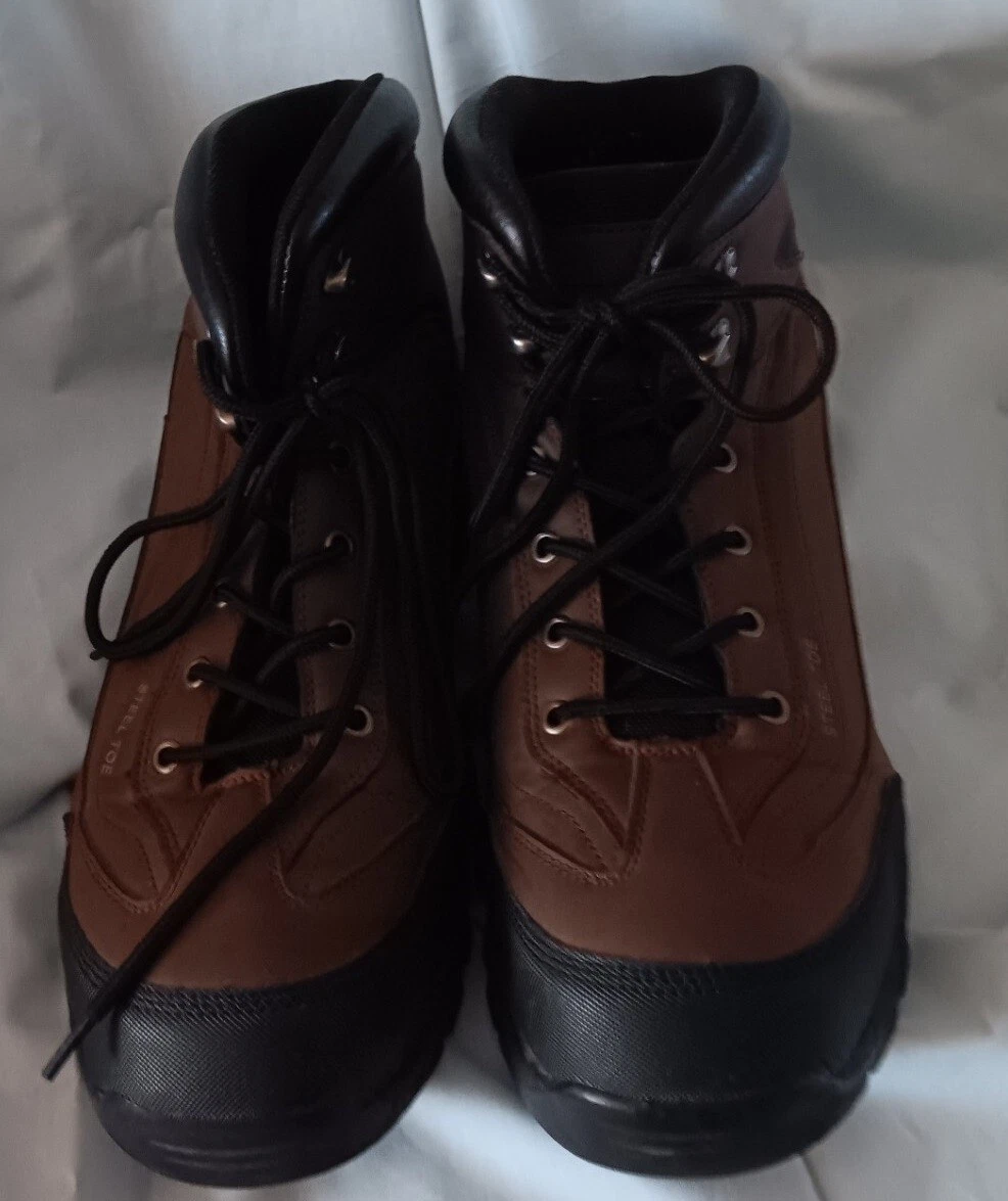 Nevados Steel Toe Boots Mens 13W Brown Logo Lace Up Foundation Evo Work Shoes
Opens in a new window 