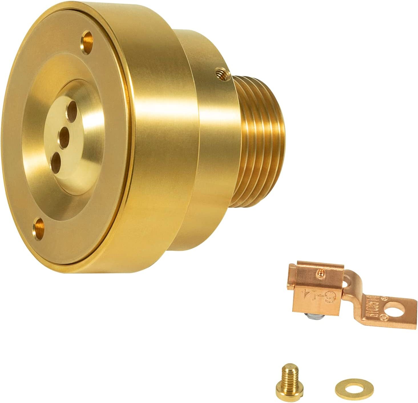 3 Hole Pool Brass Deck Jet Nozzle with Ground Lug Fit Swimming Pool Spa Fountain