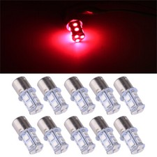 10xRed 1156NA 1156 1141 13SMD Car RV Camper Trailer LED Interior Light Bulbs zy