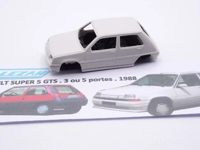 ALEZAN MODELS . KIT 1/43 . RENAULT SUPER 5 GTS . 5 PORTES 1988 . - Photo 1/4