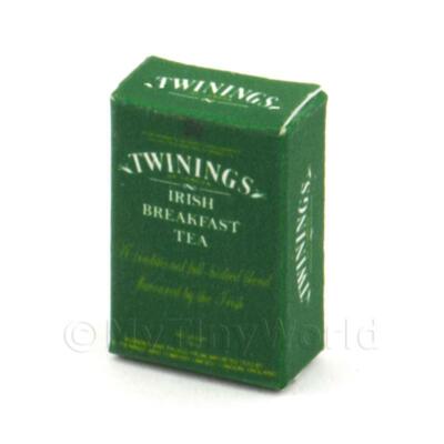 Dolls House Miniature Twinings Irish Breakfast Tea Box