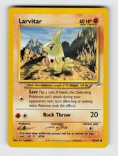Larvitar 70/105 Unlimited Common Neo Destiny Pokemon 2002 LP Sugimori on eBay
