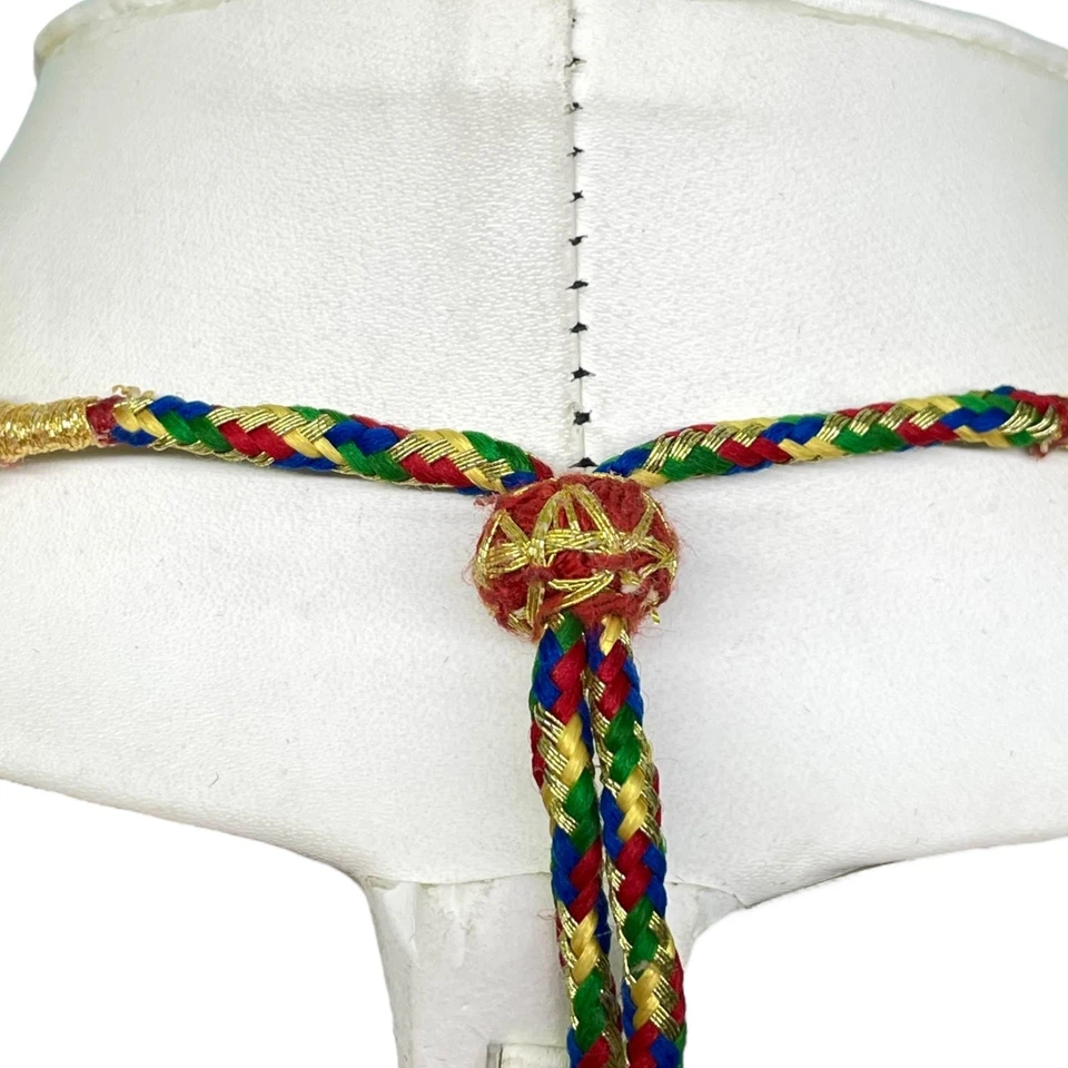 7 Strähnen Natürlicher Smaragd Rubin Saphir Elegant Handmade Verstellbar Kette - Bild 2 von 4