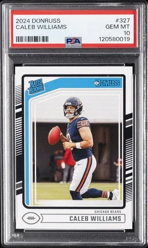 2024 PANINI DONRUSS #327 CALEB WILLIAMS ROOKIE RC PSA 10