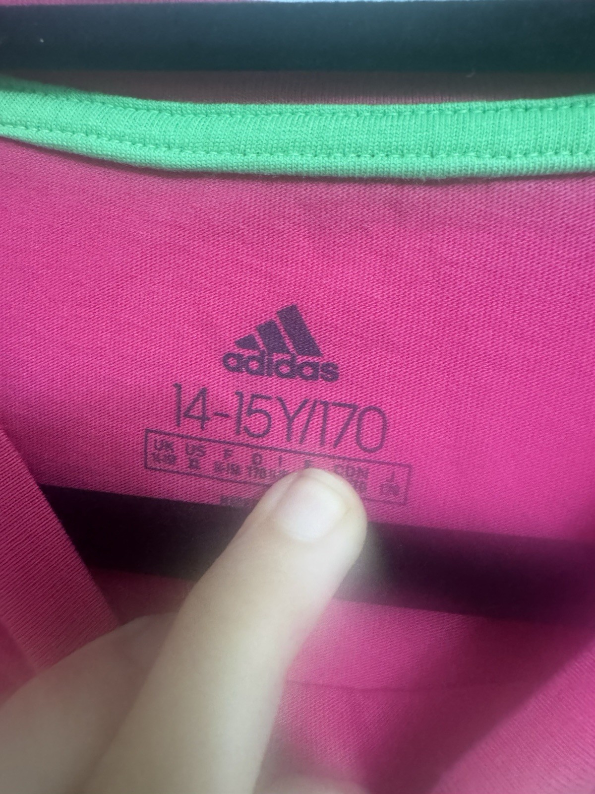 Rare adidas x Marimekko Pink Flower Graphic Tee (Fits Women's Small) image 5