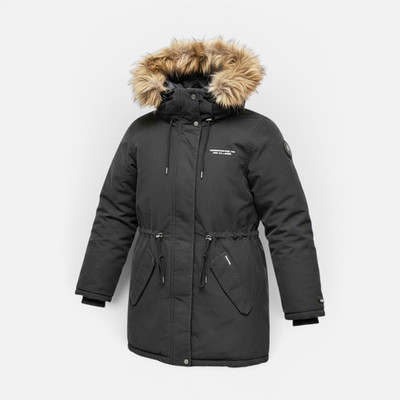 KHUJO Damen Wattierte Jacke, Parka Modell: Kenita4 Schwarz M DEFEKT