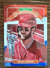 2020 Donruss Optic Diamond Kings Red White Blue Prizm Bryce Harper #/150 #24