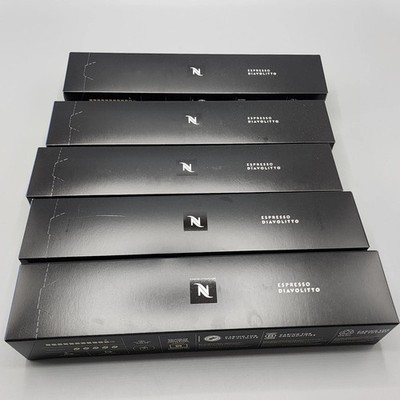 Nespresso Vertuo 50 Count DIAVOLITTO Capsules Espresso Coffee- Exp 05/31/2026