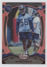 2021 Certified Rookies Mirror Red 50/99 Monty Rice #171 6o3