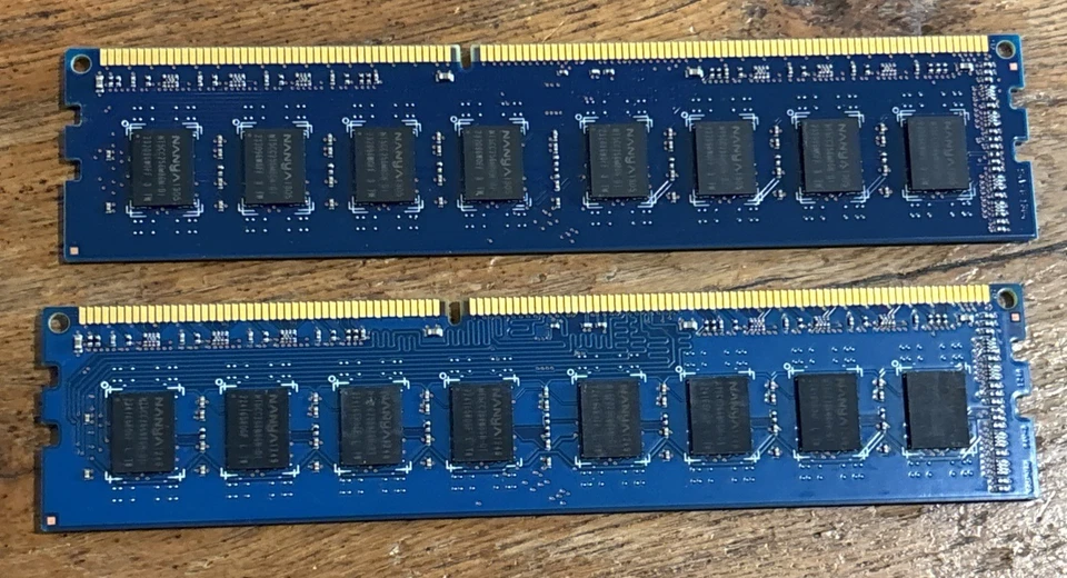 2 pack Nanya NT4GC64B8HG0NF-DI 4GB 2Rx8 PC3-12800U RAM two lot PC memory windows - Image 4 of 4