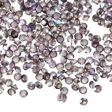 16800 pièces confettis dispersés de table de mariage diamant, faux diamants 3 mm (marron foncé)