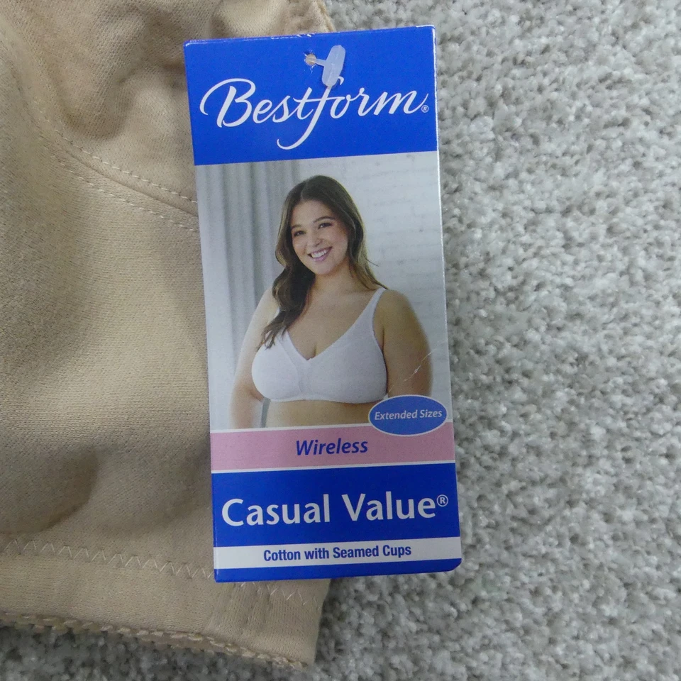 Sujetador Bestform Mujer 40D Beige Inalámbrico Algodón Foto 4 de 4