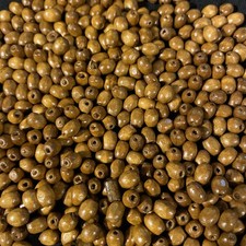400 Natural Wood Bead Soup - Mixed Beads Lot