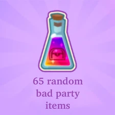 x65 Random Party Items (Please Read Desc) Animal Jam Play Wild AJPW
