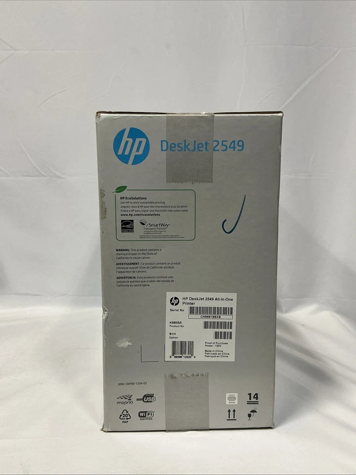 HP Deskjet 2549 Wireless Inkjet All-In-One Printer - Image 4 of 4