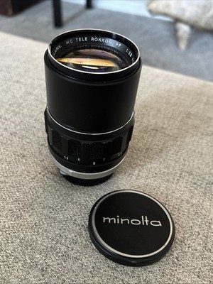 Minolta MC Tele Rokkor-PF 135mm f2.8 lens +SUPER NICE+