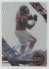 2015 Topps High Tek Pattern 1 Grass/Waves Auto Tevin Coleman #98 Rookie Auto RC
