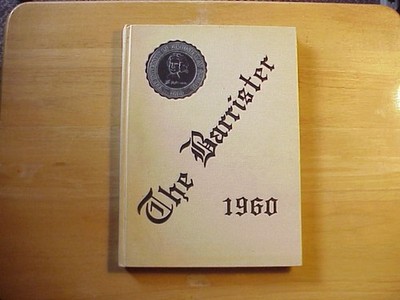 1960 The Barrister / University of Virginia Law School Yearbook / Free Shipping!