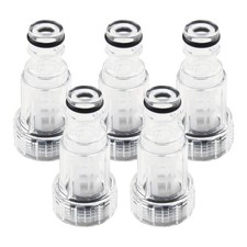 Water Inlet Filter Transparent plastic Replacement tool 5pcs Accessories