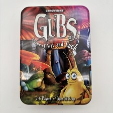 GUBS Game of Wit and Luck Card Game in Tin