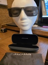 Jaguar 37626 Polarized Sunglasses Menrad Germany 60-11-145 Matte Gray NWT Case