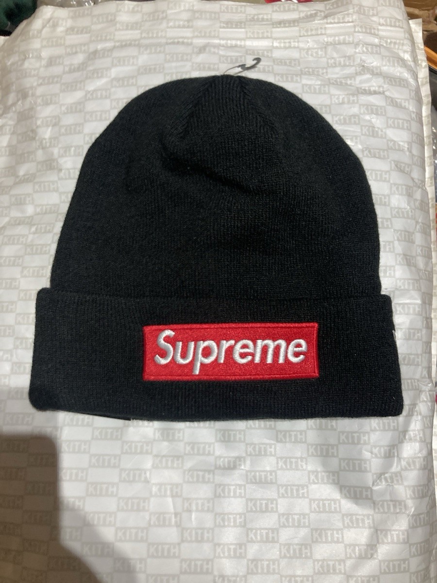 Supreme Box Logo Black Beanie | eBay