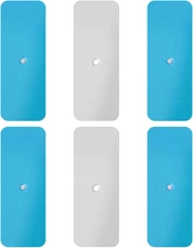 6PCS Metal Adhesive Strips for Magnetic LED Cabinet Under Counter Lights Mountin