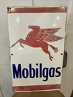 Original Mobilgas Pump Plate! Vintage Gas Station