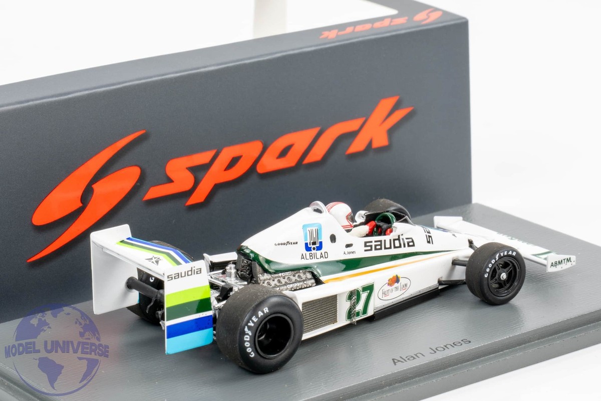 Spark - 1:43 Williams FW06 No.27 2nd US GP 1978 Alan Jones - Resin