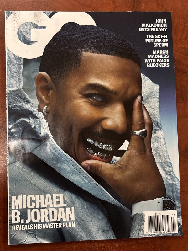 GQ MAGAZINE USA  - MARCH  2025-  MICHAEL B. JORDAN - BRAND NEW