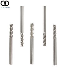 5 Pieces 1/8" 4 FLUTE CARBIDE END MILL