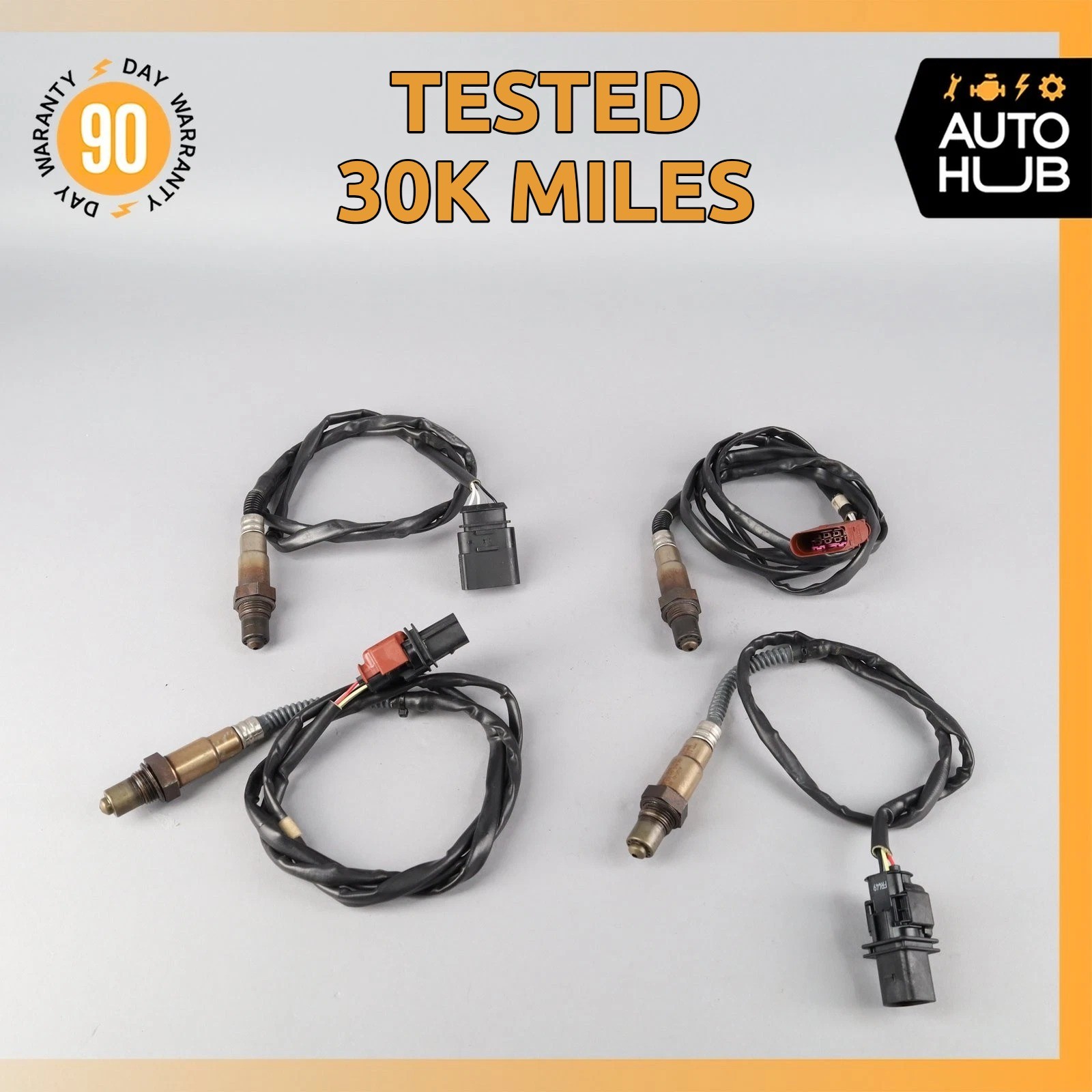 12-18 Bentley GT Flying Spur 6.0L Oxygen O2 Sensor Lambda Set 07C906262CH OEM