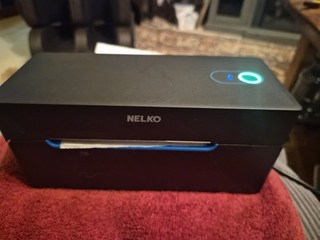 NELKO Thermal Label Printer with Bluetooth/ Mobile App/Plug In. Untested