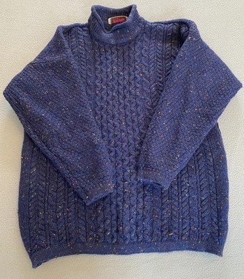 HIGHLAND HOME INDUSTRIES PULLOVER GR. MED 42'' WOLLMISCHUNG SCHOTTLAND MUST SEE DETAIL